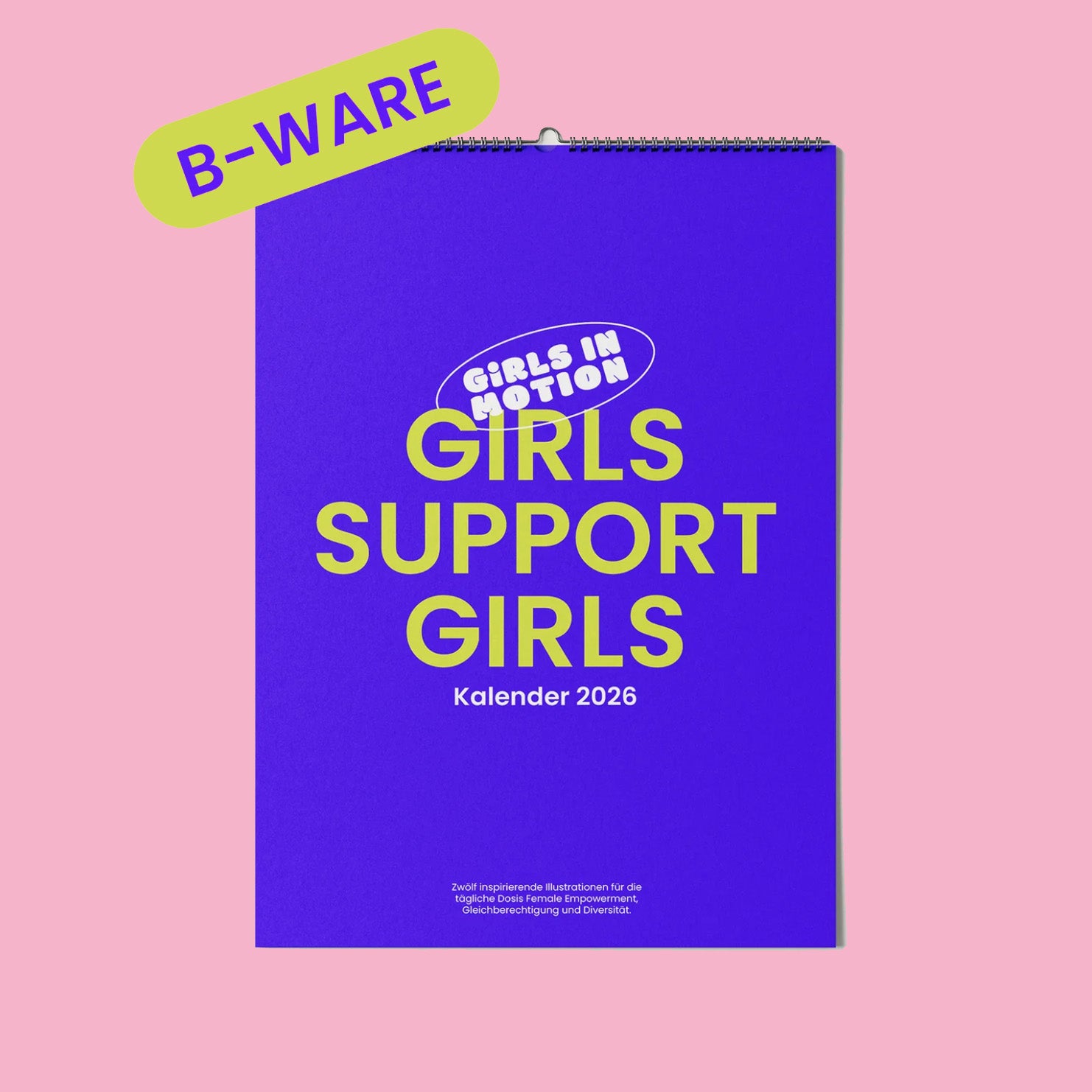 B-WARE Girls support Girls Kalender 2026