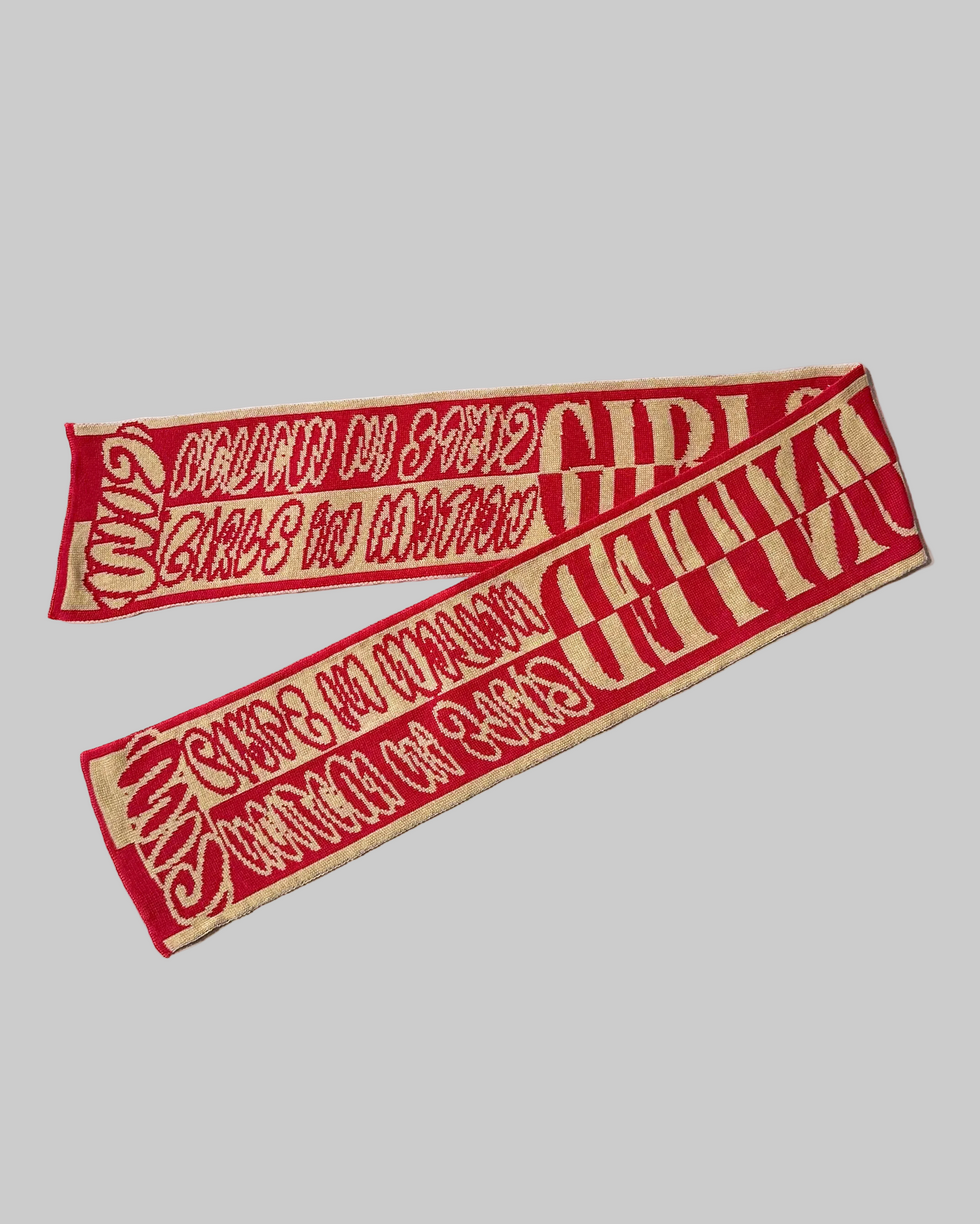 GIRLS UNITED Strickschal - Rot