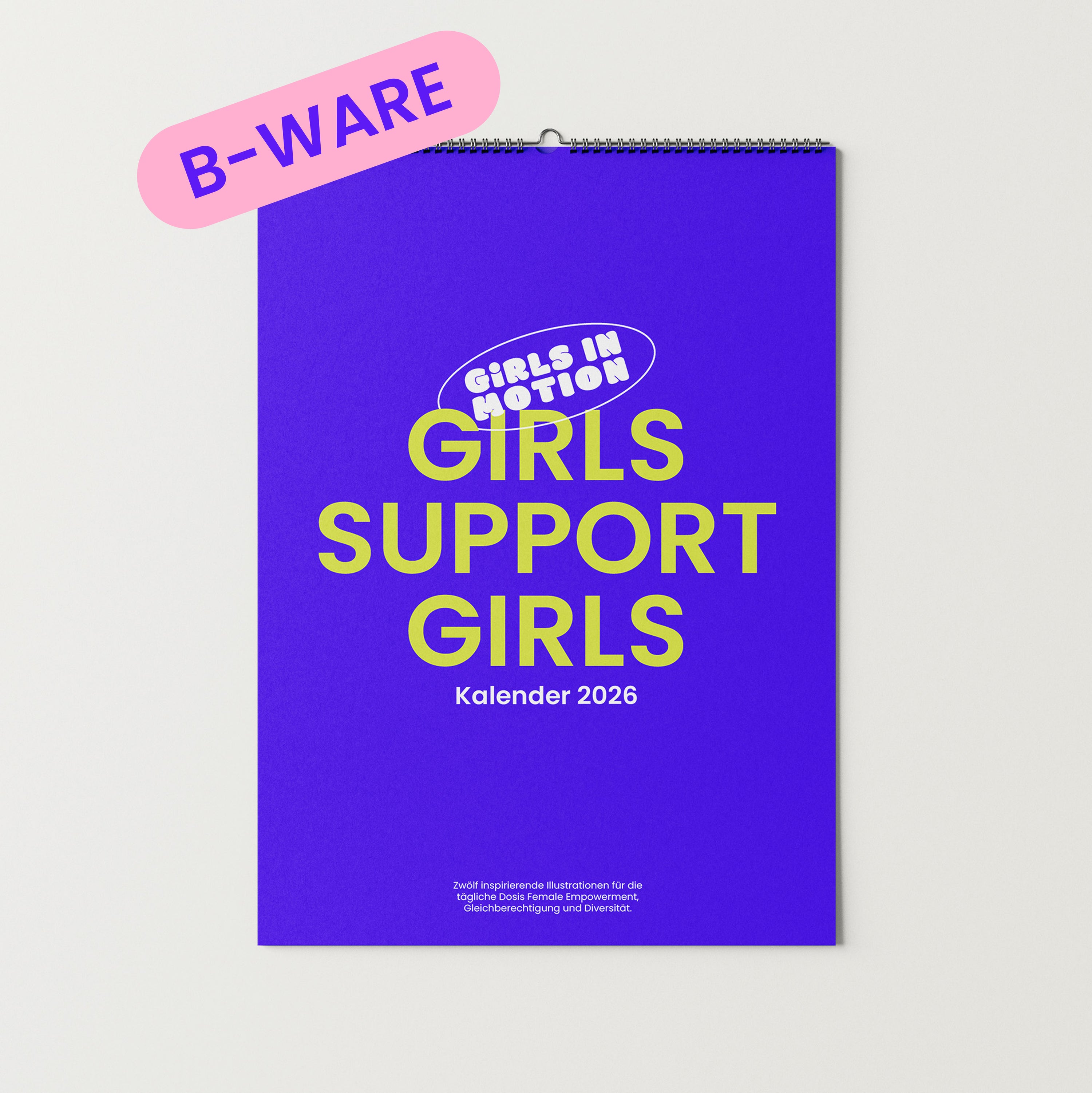 B-WARE Girls support Girls Kalender 2026