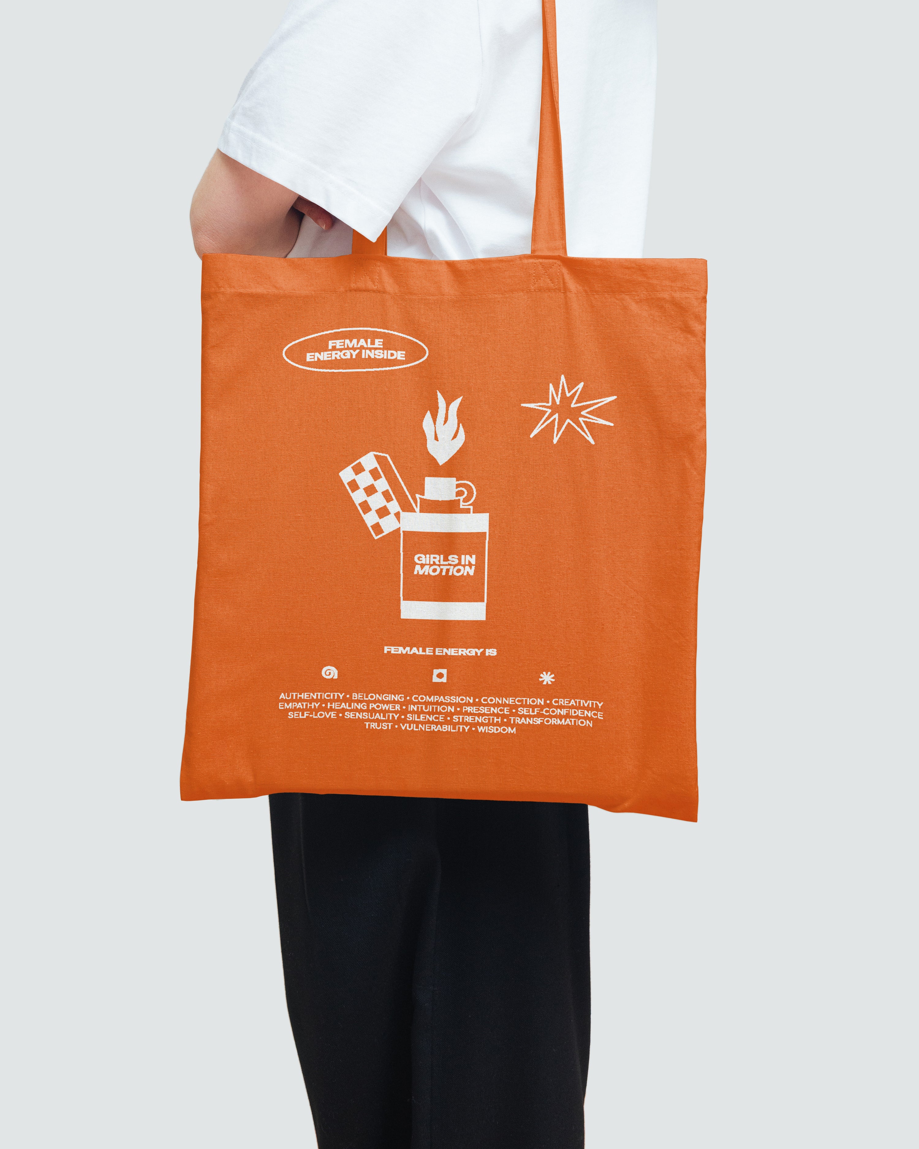 GIM Tote Bag – Female Energy Orange