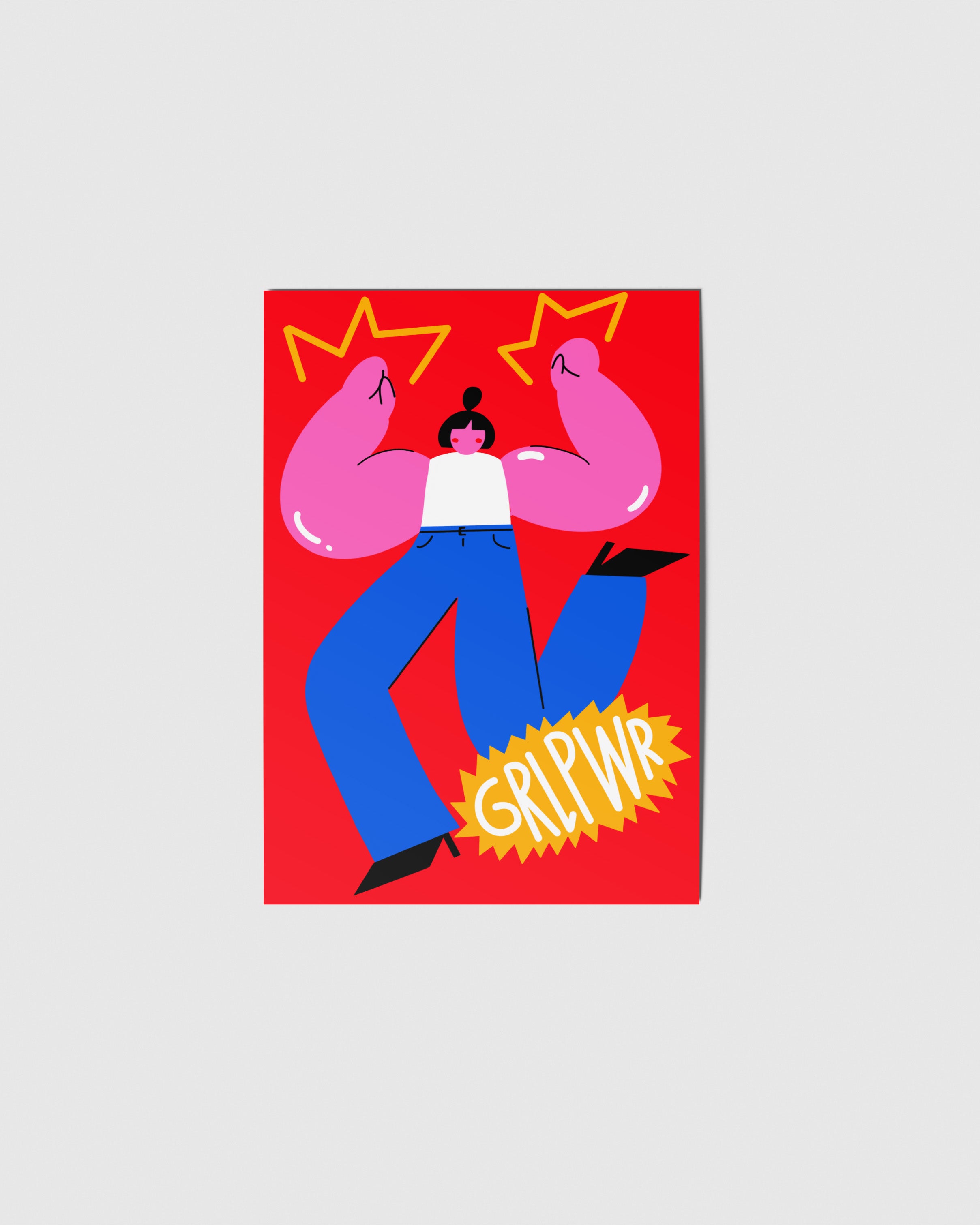 GRL PWR Postkarte - A6