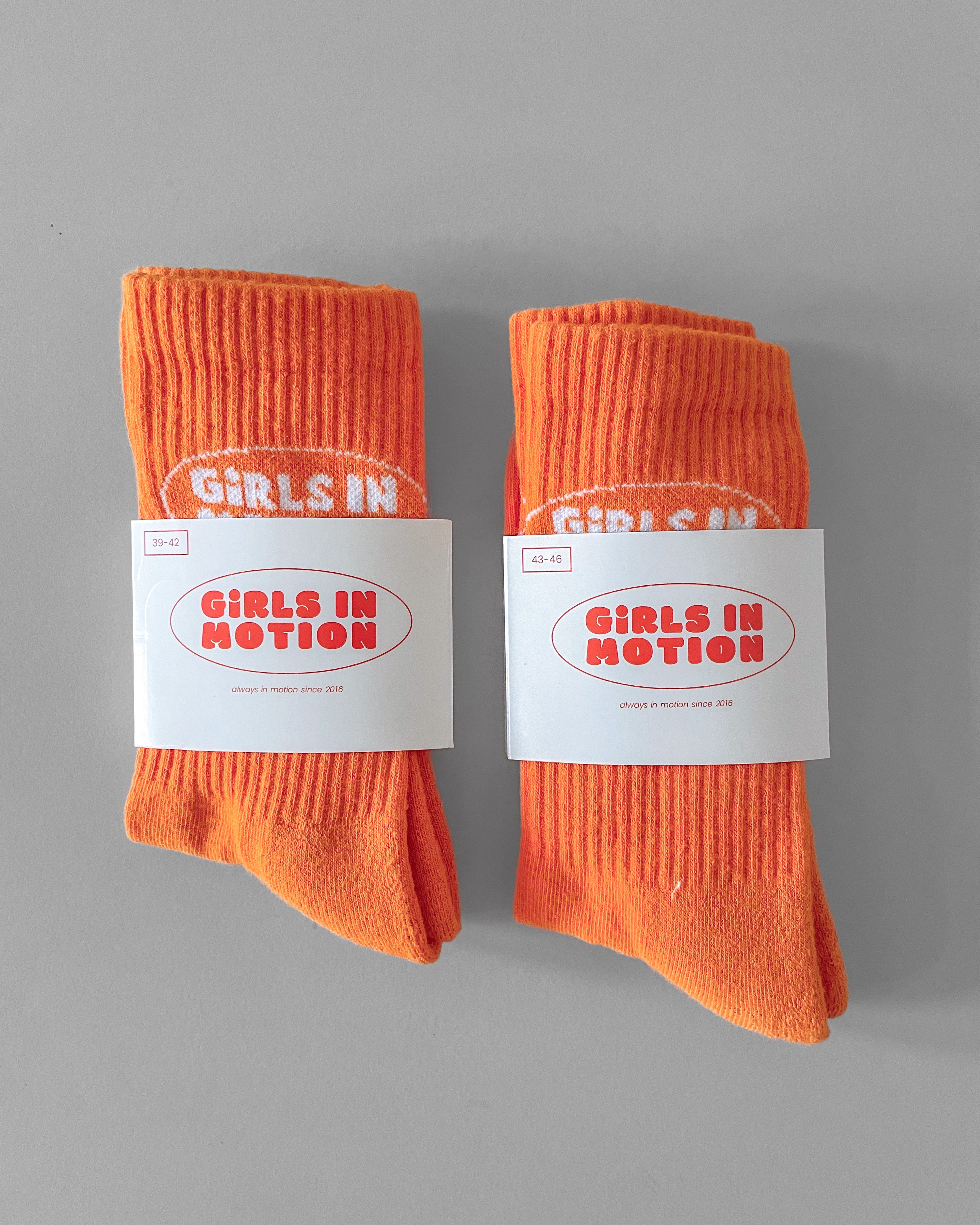 GIM Socken orange 2er Set