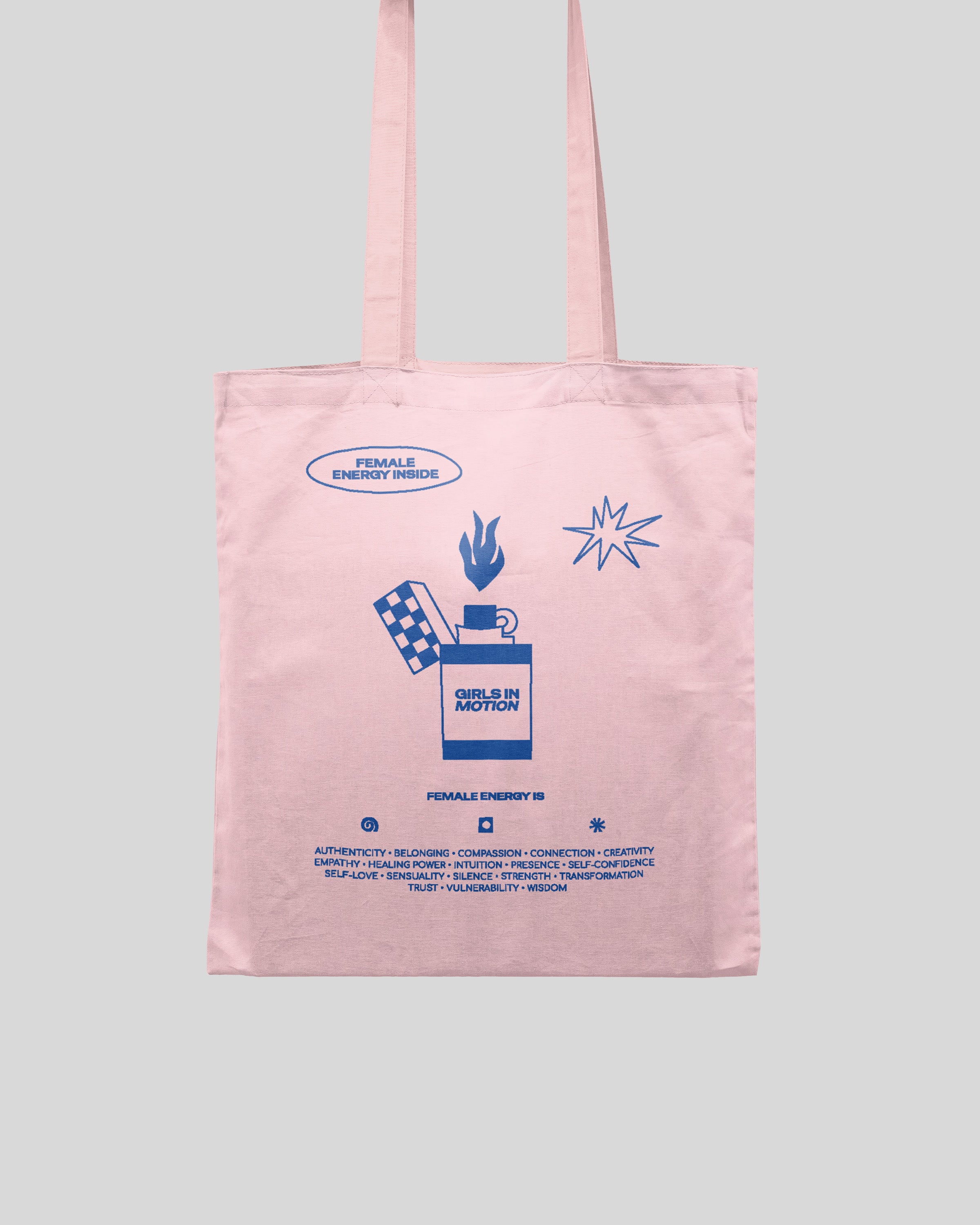 GIM Tote Bag – Female Energy rosa