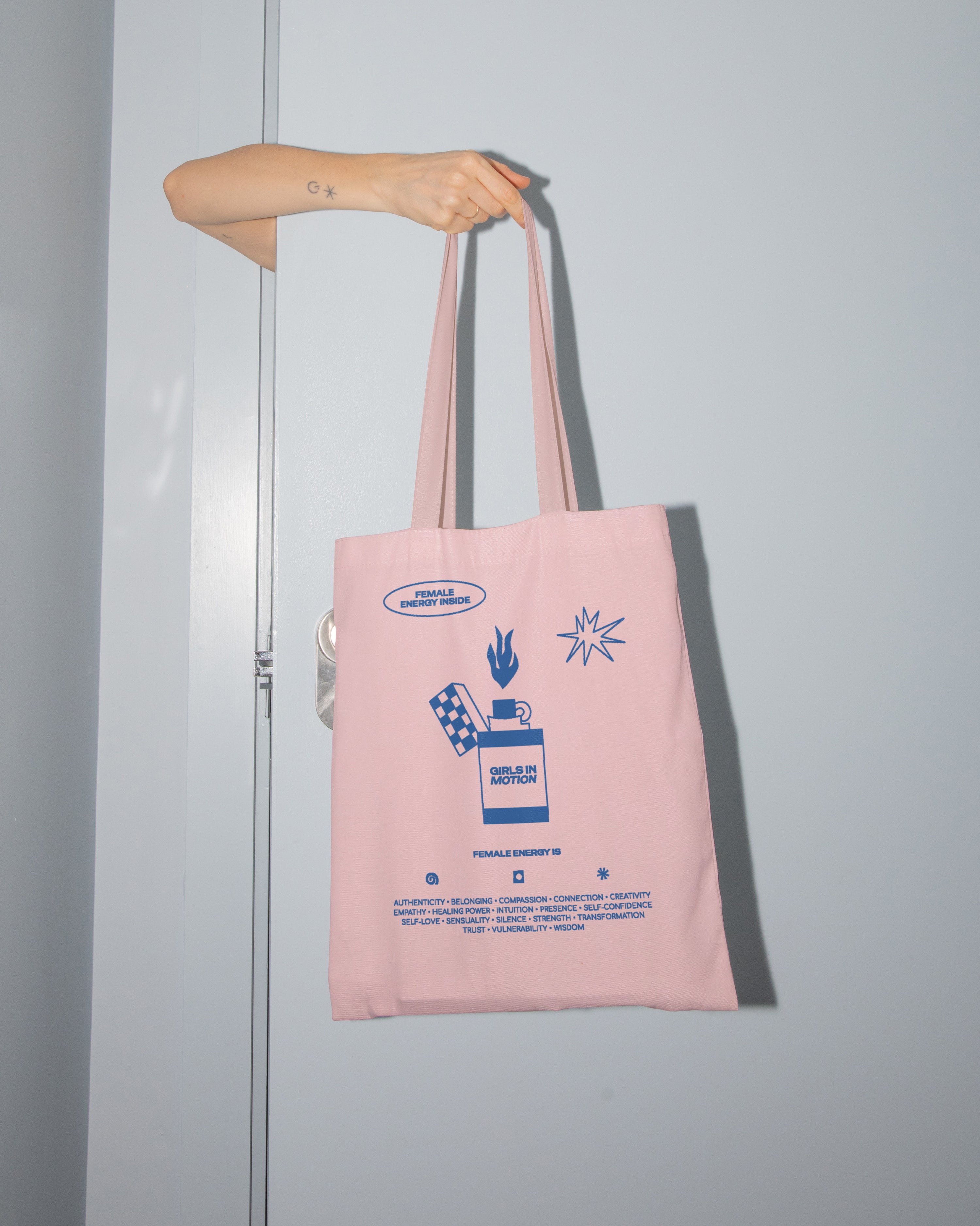GIM Tote Bag – Female Energy rosa