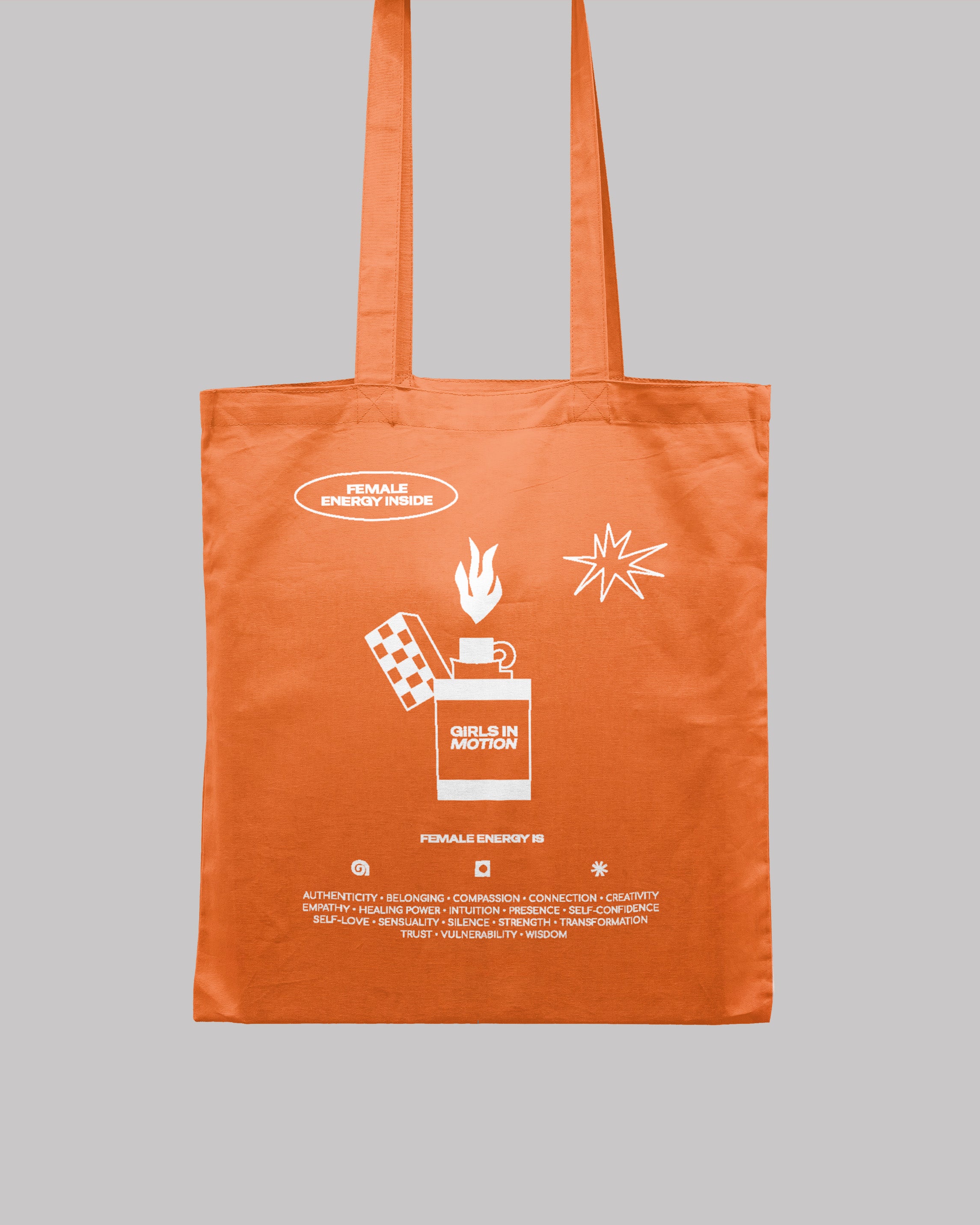 GIM Tote Bag – Female Energy Orange