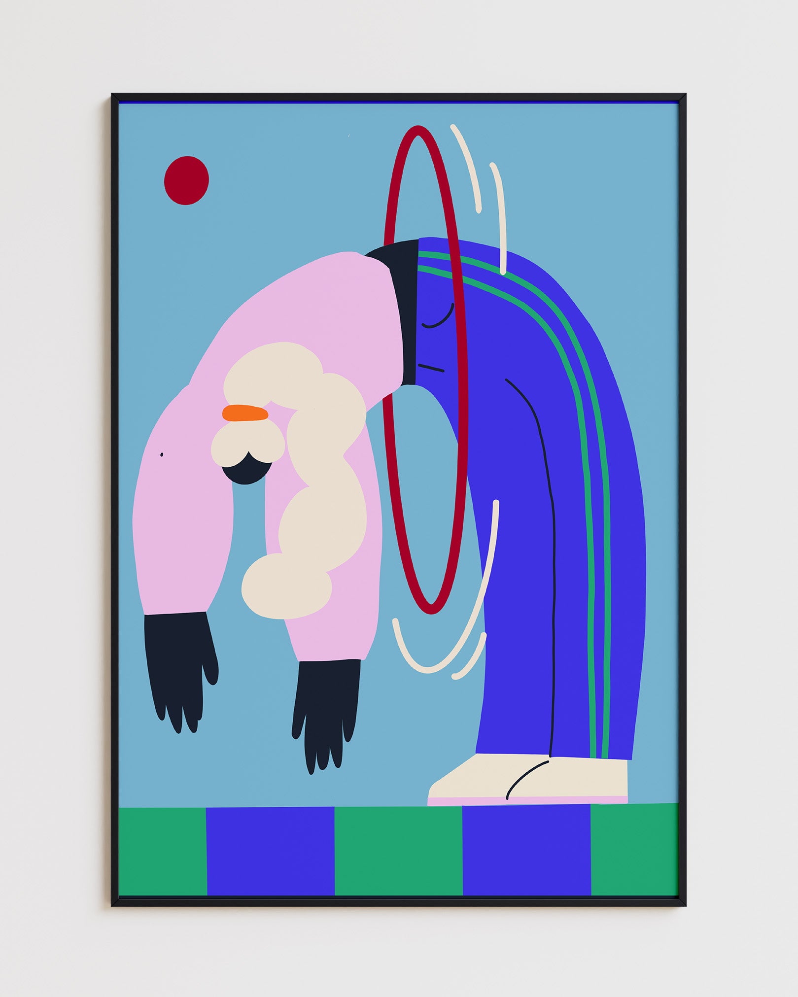 Hula Hoop Poster - A4