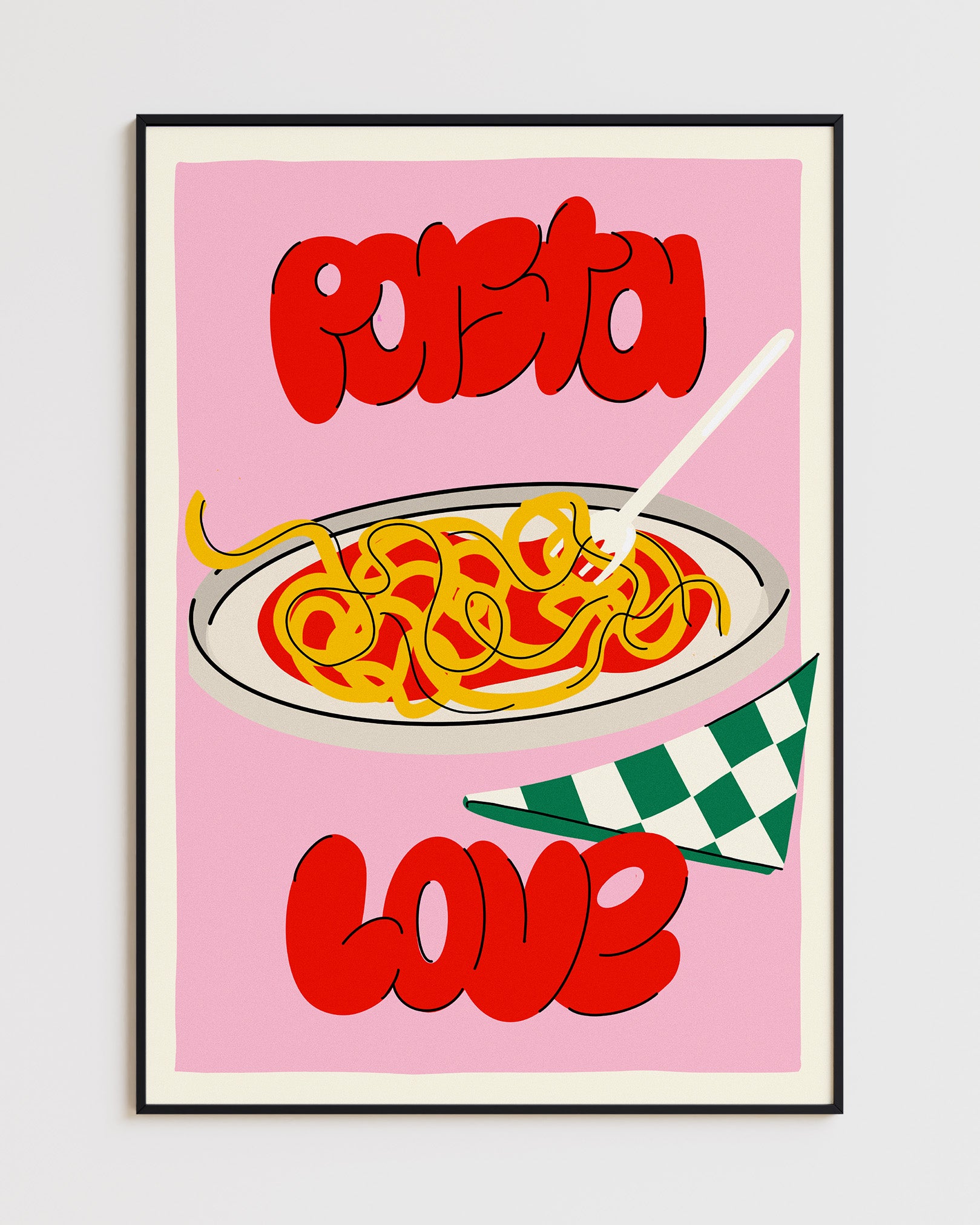 Pasta Love Poster - A3