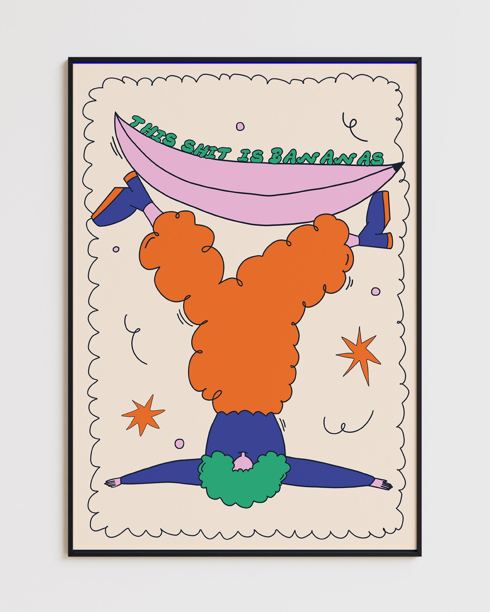 This shit is bananas Poster - A4